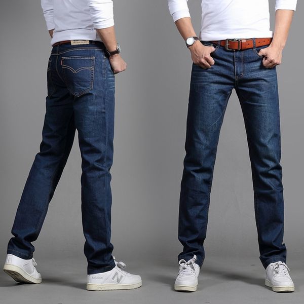

wz7n6 autumn korean style youth jeans trendy slim men's trousers casual casual pants autumn and jeansand winter straight jeansjeans pan, Blue