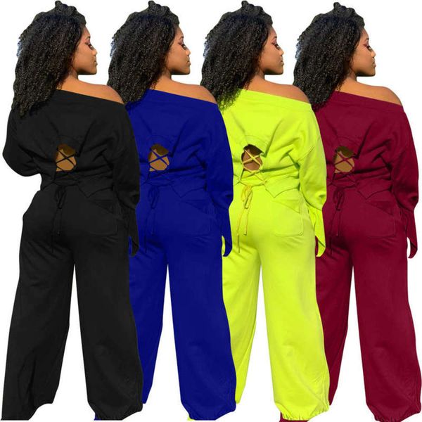 

casual fashion ls6400 personality nine women's point sweatshirt set, Gray