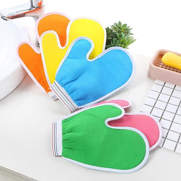 

bath gloves exfoliating gloves shower bast wisp skin spa massage body scrubber glove washcloth bath cleaning brush for body
