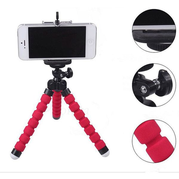 

sponge ocs tripod stand holders for live streaming lazy deformation mobile phone holder portable camera tripod