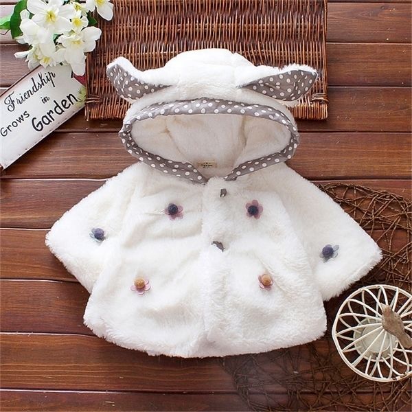 

girls cute cat winter for newborn kids baby girl fur coat cloak jacket snowsuit outerwear clothes q1103, Blue;gray