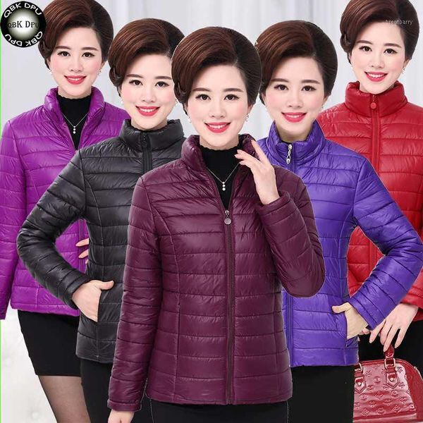 

manteau femme hiver winter jacket women snow wear fashion thicken parkas femal 2020 casual ultra light jacket warm coat overcoat1, Black