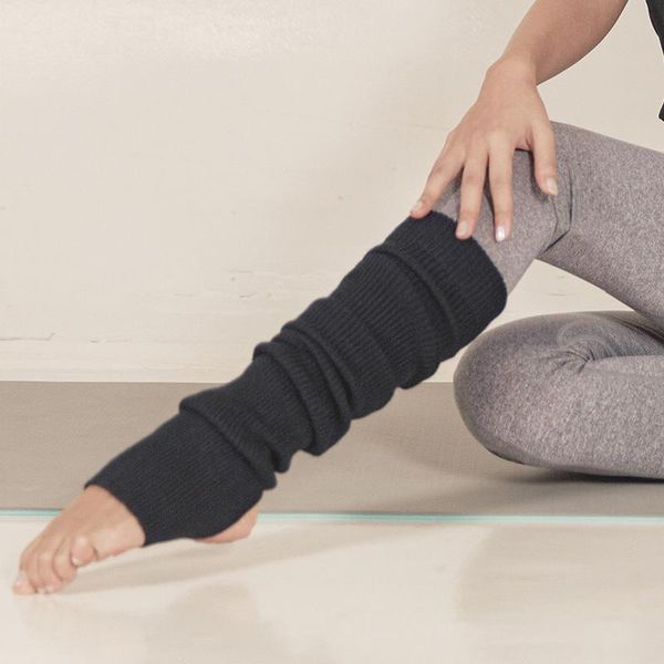 

sports socks casual warm winter professional leggings long tube over the knee pilates yoga clothes, Black