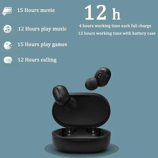 

оригинальные xiaomi redmi airdots 2 tws наушники беспроводной bluetooth 5.0 наушники стерео шумоподавление микрофон гарнитура голосовой гарн