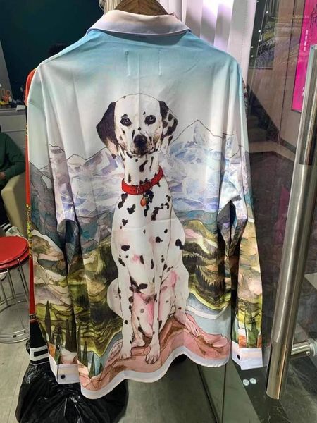 

k01196 fashion men's shirts 2021 runway european design party style men's clothing1, White;black