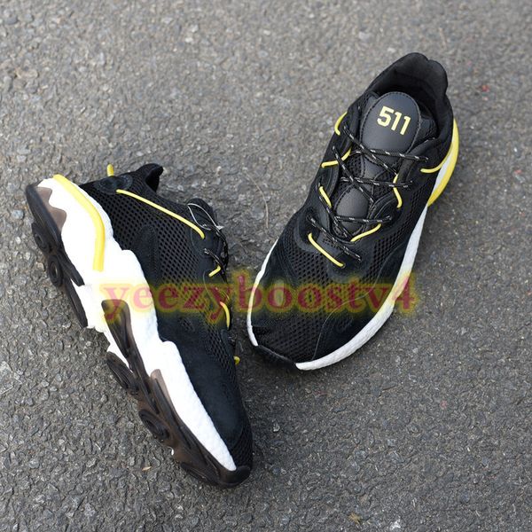 

treeperi basf runner 511 men women running shoes black white yellow sneakers sport outdoor trainers us 6.5 eur 37 for women