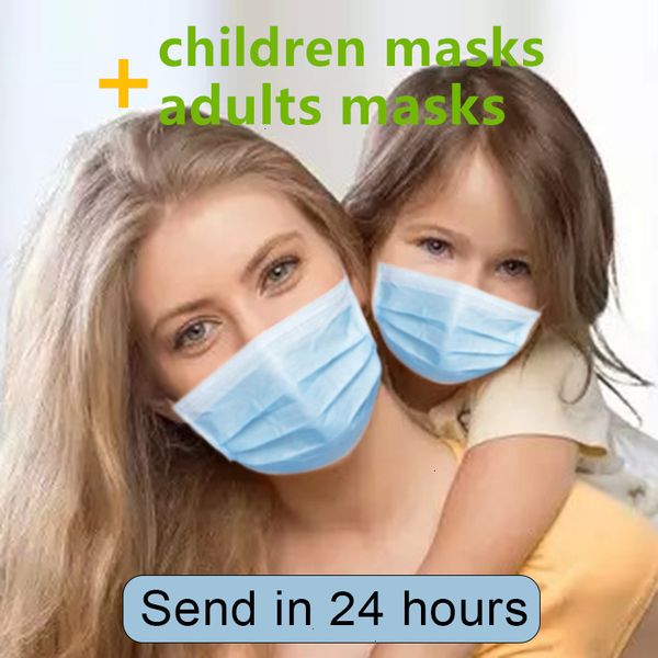 

disposible anti dustproof child protective layers three pollusion outdoor use waterproof month mask