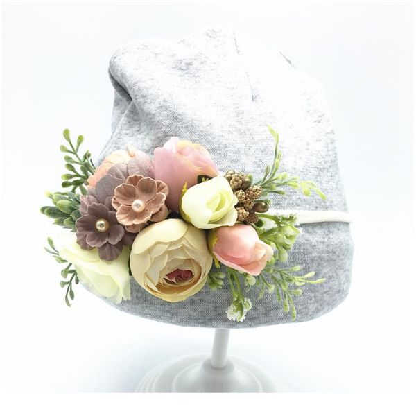 

baby hair band flower crown newborn baby elastic headband floral headband pgraphy hair accessories handmade flowe qylqyb
