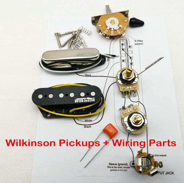 Novo WVT Alnico 5 Guitarra Elétrica Pickup Único pickups de pickups de pickups adequado para TL Guitar