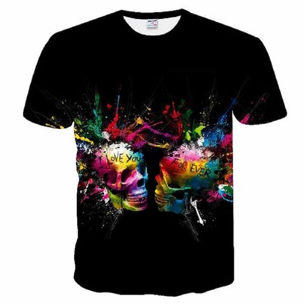 

mask unique 3d skull print peking opera halloween 3d print shirts graphic oversized graphic men clothing