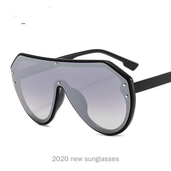 

sunglasses oversized round women mirror sun glasses for men eyewear nx, White;black