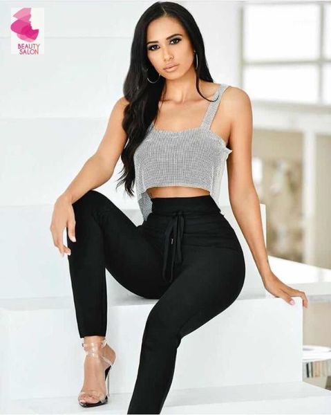 

celebrity bright black 2 pieces set rayon bandage set night club party1, White