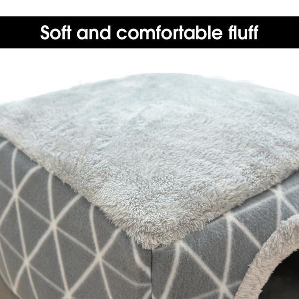 

warm pet dog cat bed soft nest dual use cat sleeping bed pad winter warm pet cozy beds kennel for sm jllimp