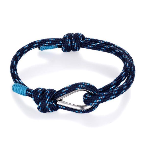 

mkendn anchor bracelets men women charm nautical survival rope chain paracord bracelet sport hooks summ jllwae