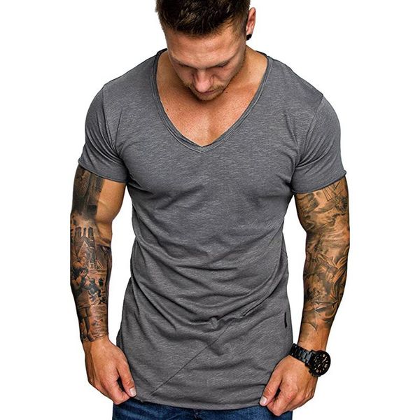 

men's t-shirts men t shirt 2021 loose casual solid color tees short sleeve fitness tshirt comfortable cool, White;black