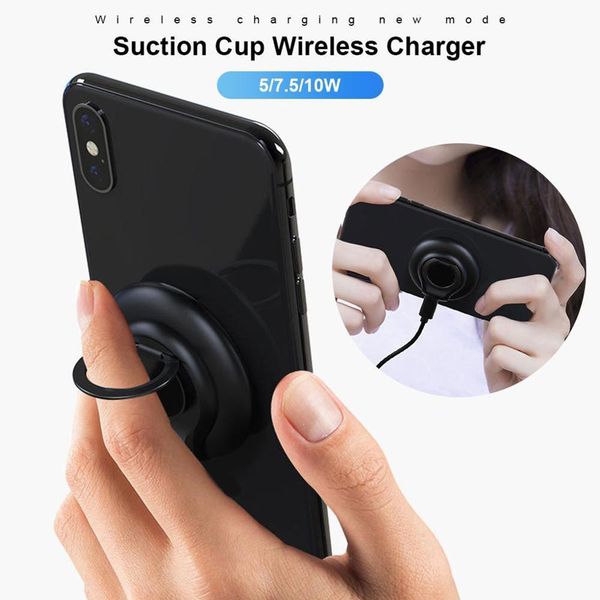 

charger iphone 11 xs xr x 8 plus fast wireless chargr samsung holder ring phone suction cup for game