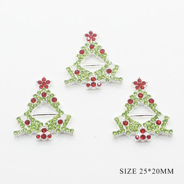 

новая новогодняя елка металлические пряжки фестиваль стразы украшения, используемые для ленты ленты ручной работы diy одежда аксессуары 10шт, Black