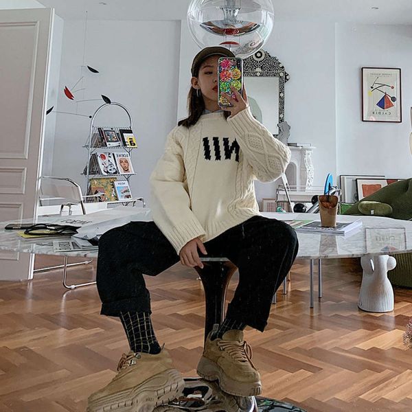 

autumn 2020 girls' winter children's new sweater ptno, Blue