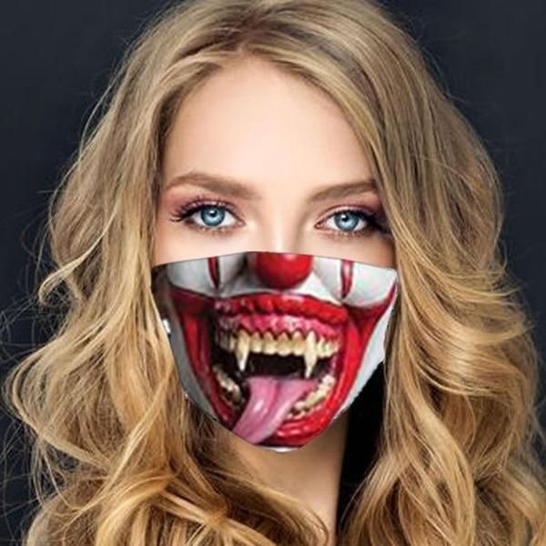 

взрослый лицо косплей регулируемая хлопок велоспорт блестки многоразовые тканевые facemaks фильтры косплей 2020 мода fuuny jllsum hairjersey