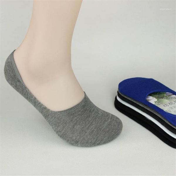 

wholesale- 10 pairs/lot whosale men bamboo fiber loafer boat liner low socks chujie cc08181, Black