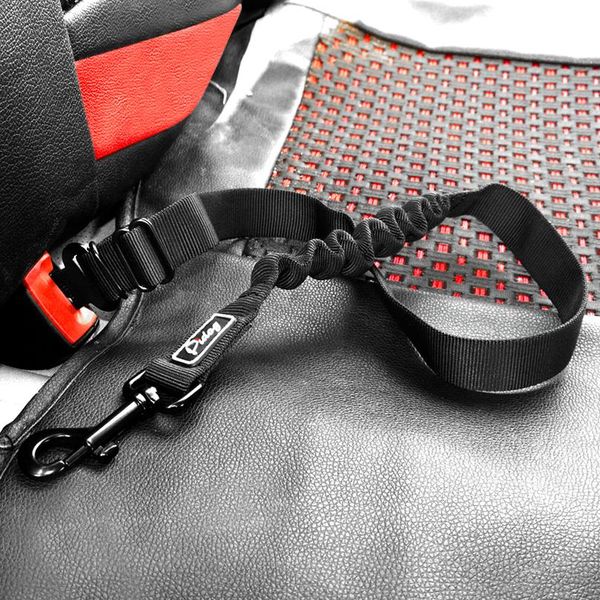

adjustable pet dog cat car seat belt safety leads vehicle seatbelt harness nylon car restraint with elastic bung bbynhz
