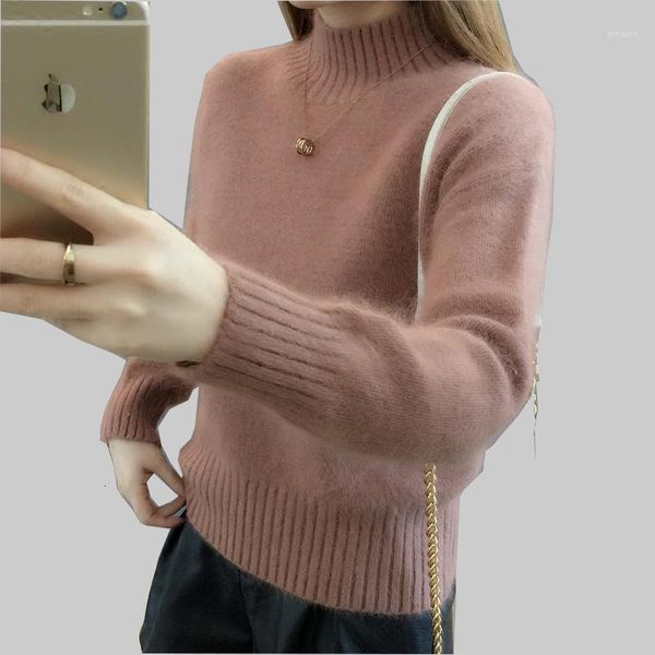 

winter warm women kashmir trui plus size trui for woman long mouw sweter moher1, White;black