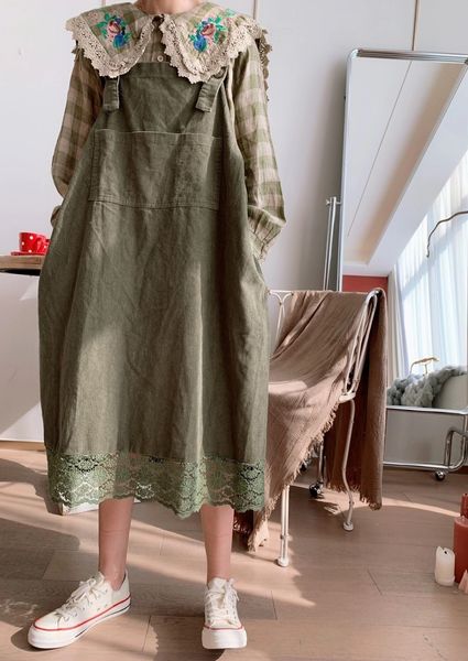 

медведь девочка осенью новый свободный и универсальный платье пастырской вельвет suspender юбки подвески строп строп юбка 78xct, Black;gray