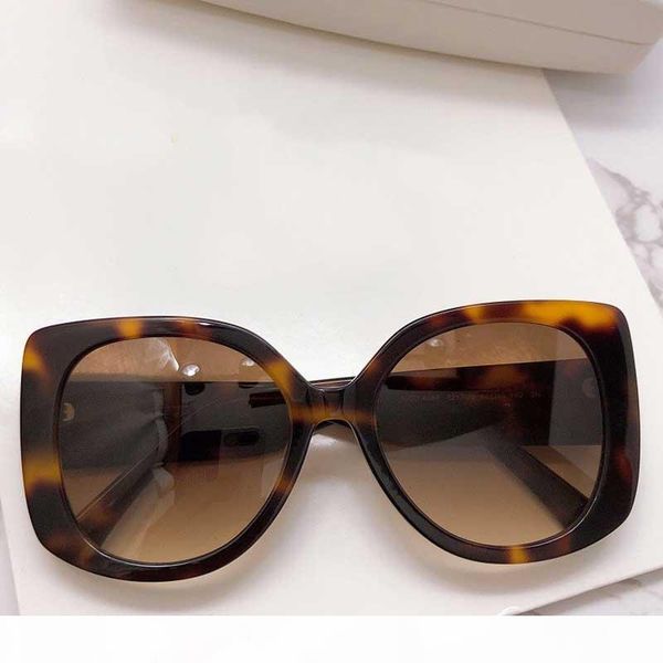 

2020 new fashion womens popular sunglasses ve4387 charming cat eye frame simple and uv400 protective belt original box, White;black