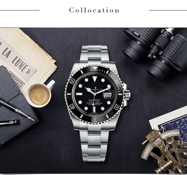 

2020 edition 40mm dweller 116600 watch movement automatic mens watches men's watch 126660 ing, Slivery;brown