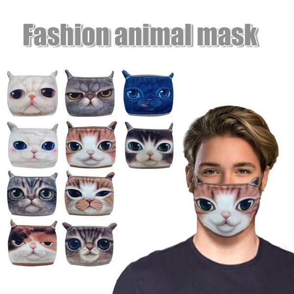 

cute pattern cat маска женщины мужчины моющийся ткани masque с женщинами мода тушь masker украшения sqccoc hairclippers2011