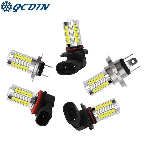 

car headlights qcdin 3w 2pcs h4 led headlight bulbs auto headlamp h7/h8/h9005/9006 fog lamp dc12v reverse lights1