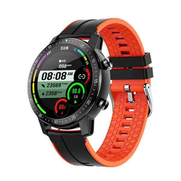 

s30 smart watch 1.3 inch color screen circle touch phone information bluetooth reminder health moni