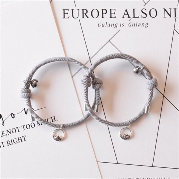 

couple magnets bracelets attract each other couple lover bracelet pendants charm bracelet jewelry lover christmas gift 2020 78 p2