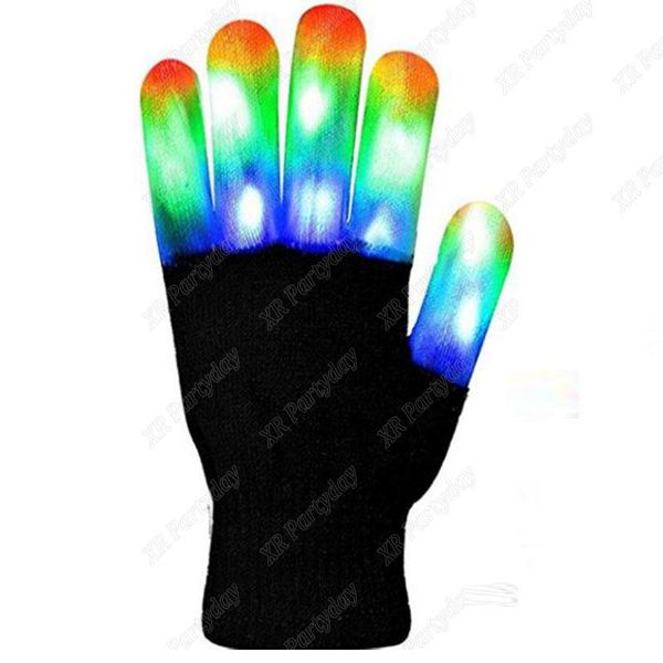 

party decoration pair led luminous gloves bar fluorescent dance dj magic light glow atmosphere birthday