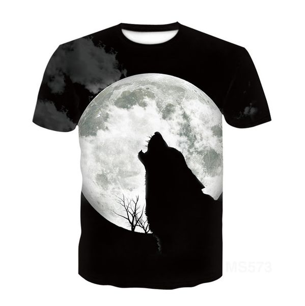 

wolf animal cool personality 3d print shirts aesthetic funny aesthetic men clothing