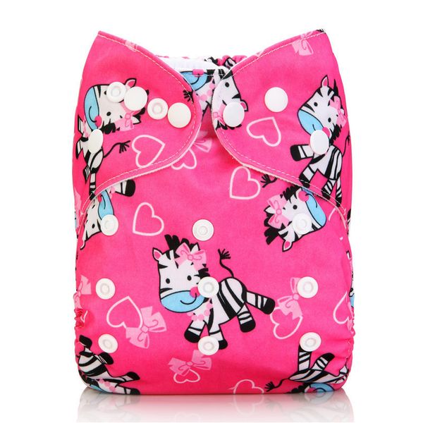 

washable 1pc reusable waterproof digital printed cloth diaper  pocket baby adjustable nappy for 3-15kg