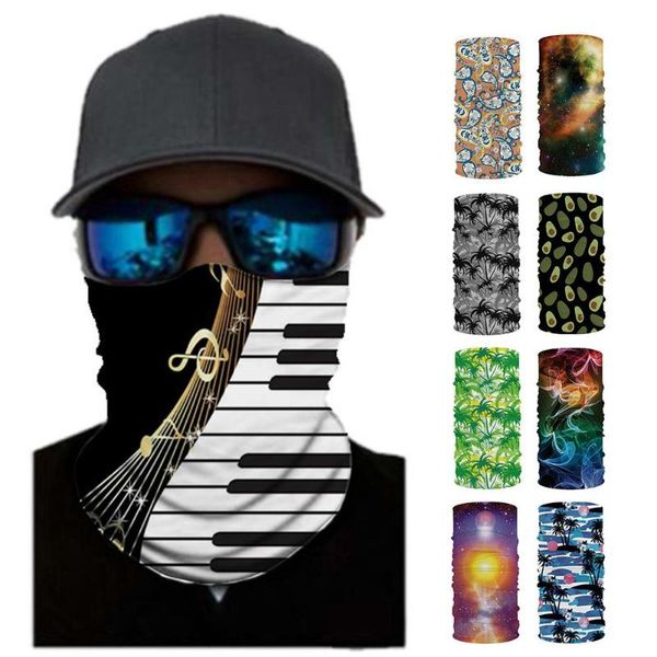 

funny 3d digital print bandana scarf outdoor hair scarf sunproof dustrpoof bandana neck gaiter face sheild, Blue;gray