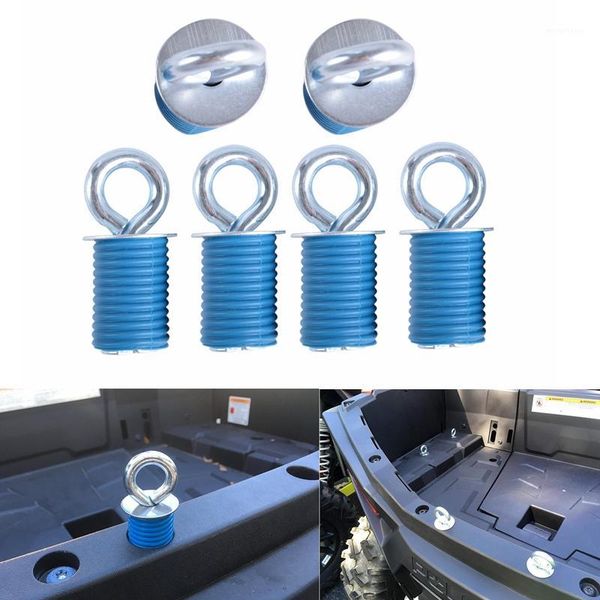 

for polaris rzr 570 900 zr s 900 800 1000 xp sportsman 110 400 450 tie down anchor tie downs anchors 6 pcs /set1