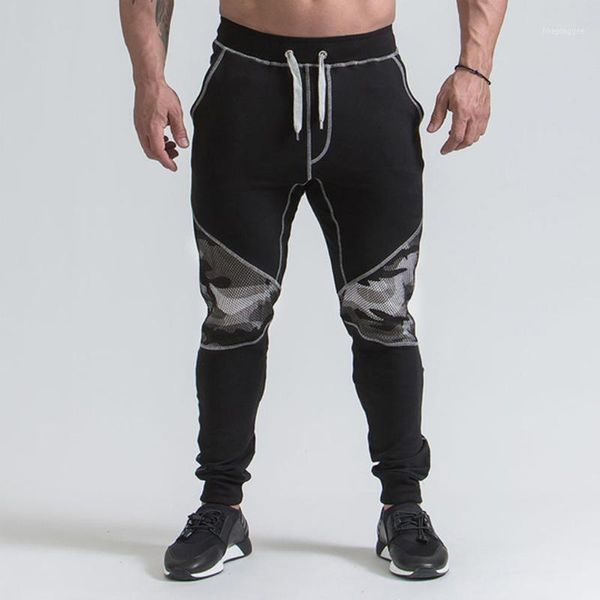 

men's pants vogue patchwork joggers men's casual print loose sweatpants trousers men harem pants1, Black