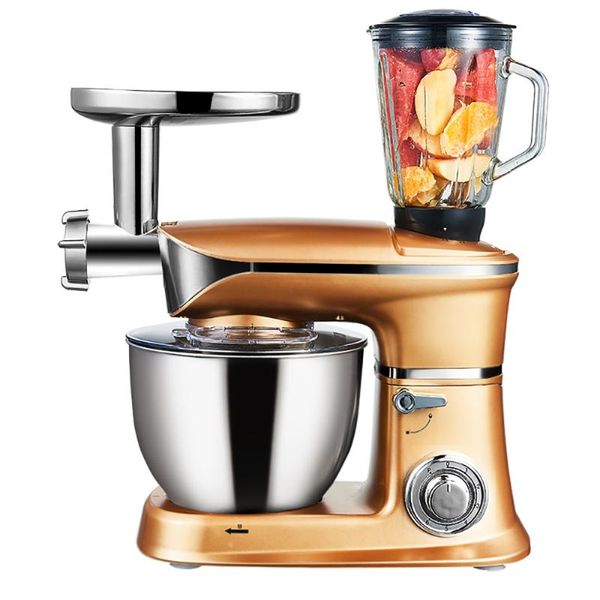

food mixers 1300w 6.5l stand mixer household automatic multifunctional meat grinder juicer kneading machine egg beating