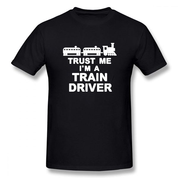 

sport summer new style trust me i'm a train driver railway funny printed t-shirt t shirt men casual short sleeve tees