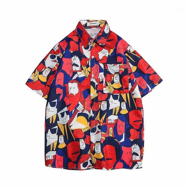 

athletics men's hawaiian aloha shirt vintage casual button down tee1, White;black