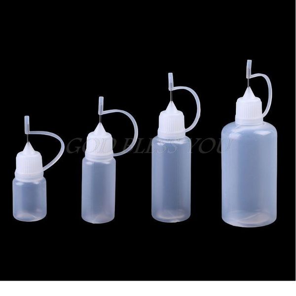 

1pcs 10-50ml empty plastic needle tip childproof cap dropper liquid juice bottles drop shipping 1pcs bbyidg