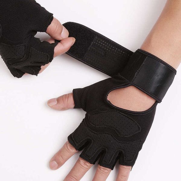 

fitness gloves half finger men' qepae and women' equipment gloves outdoor sports antiskid wear-resistant protective gloves, Blue;gray