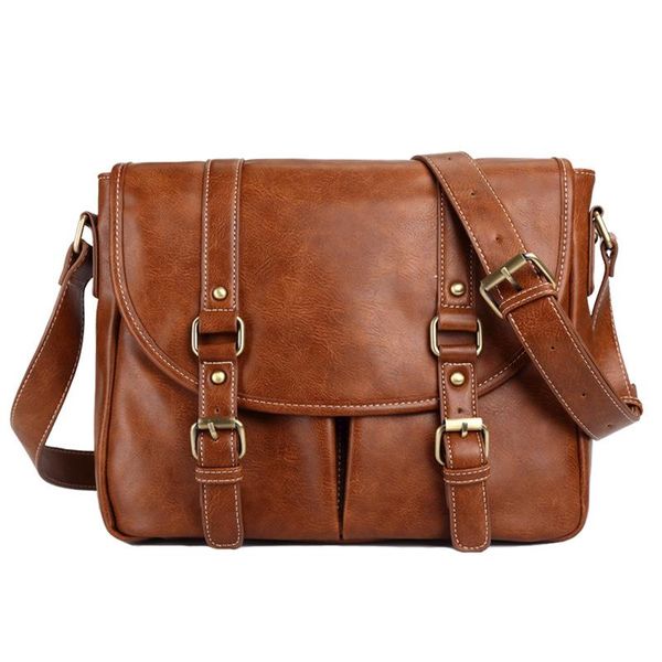 

кожа pu men's одним плечом сумка casual простой мешок плеча мода компьютер
