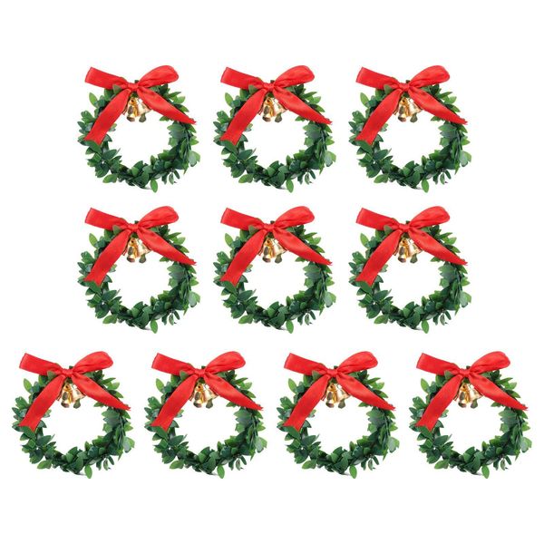 

10pcs simulation christmas garland scene layout wreath door wall decoration christmas exquisite garland pendant christmas door bbyxgg bwkf