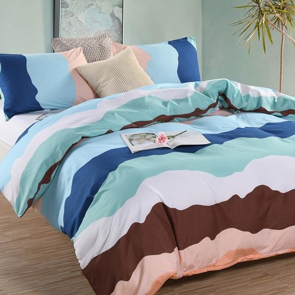 

bedding sets twin  king size morden home comforter set bed duvet cover bedclothes 1pcs quilt + pillow cases1