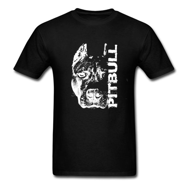 

sport harajuku pitbull head dog t shirt short sleeve custom t-shirts for men summer funny cotton xxxl t shirts