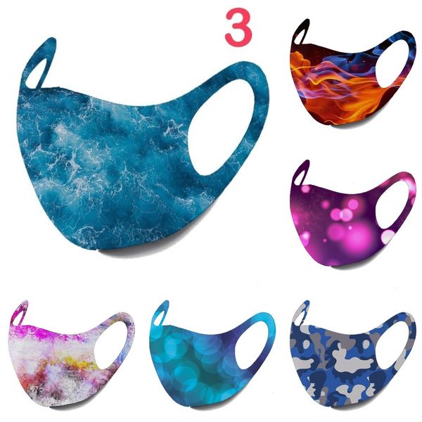 

u0cjnu dhl fancy summer women man starry sky polyester fibre face breathe y coolness mask 3d digital print dustproof texture filte n