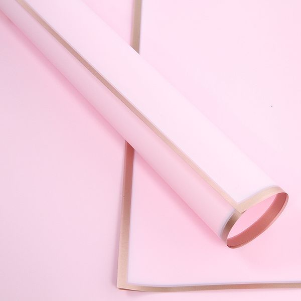 

20pcs/pack florist wrapping wedding valentine day flower bouquet gift wrapped paper waterproof bronzing 60*60cm 3 nsi9n